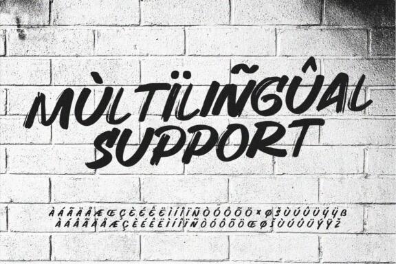 Hunger - Handwritten Brush Font