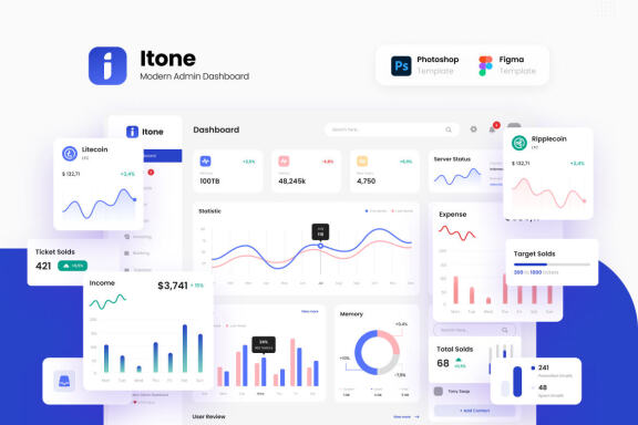Itone - Modern and Dynamic Admin