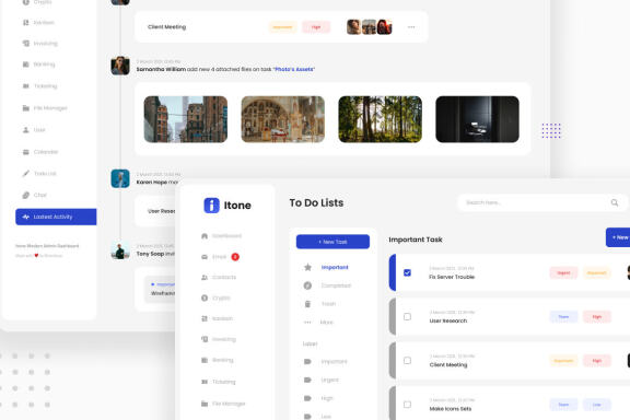 Itone - Modern and Dynamic Admin