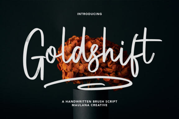 Goldshift Handwritten Brush Script