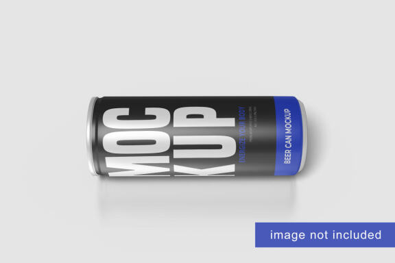 Beer Can Mockup V4