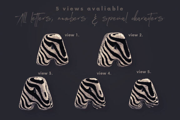 Zebra - 3D Lettering