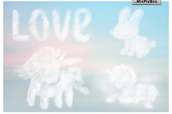 Funny Clouds Photo Overlays