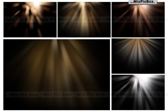 Sun Rays Photo Overlays