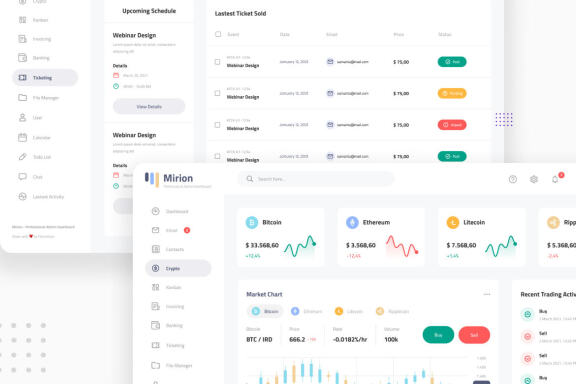 Mirion - Simple Professional Admin