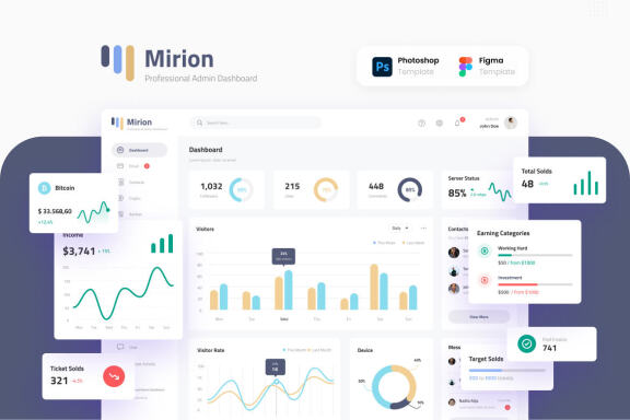 Mirion - Simple Professional Admin