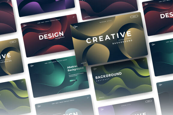 Abstract trendy gradient background