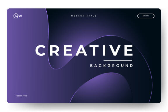 Abstract trendy gradient background
