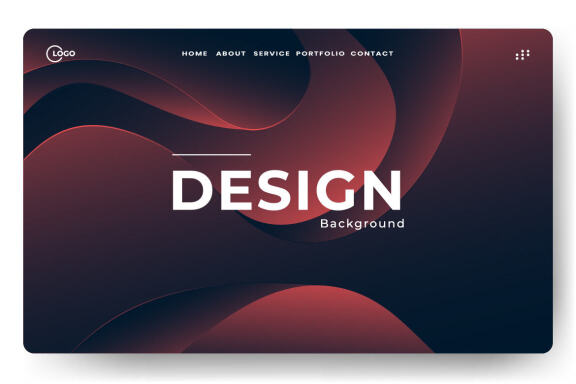 Abstract trendy gradient background