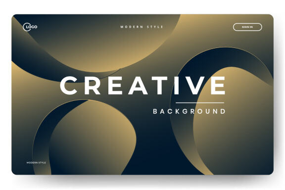 Abstract trendy gradient background