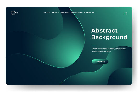 Abstract trendy gradient background
