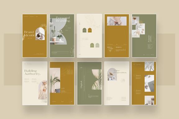 Minimalist Brand Strategy Canva