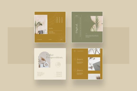 Minimalist Brand Strategy Canva