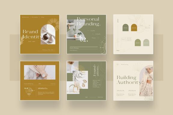 Minimalist Brand Strategy Canva