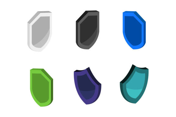 isometric shield