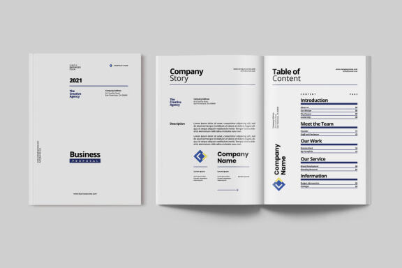 Simple and Elegant Company Proposal