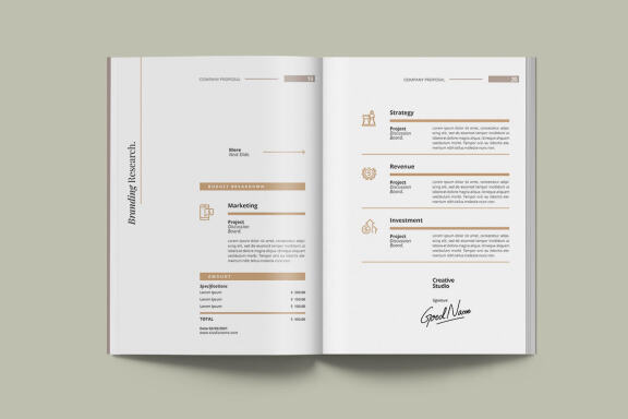 Simple and Elegant Company Proposal