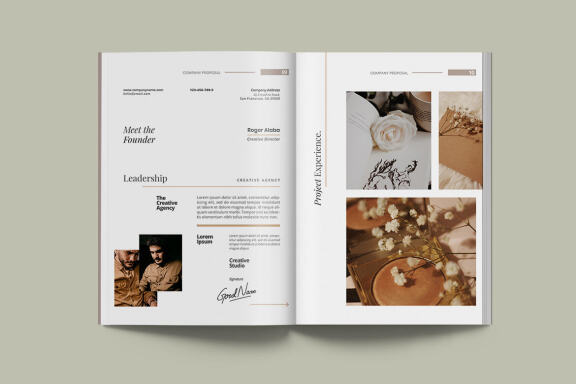 Simple and Elegant Company Proposal
