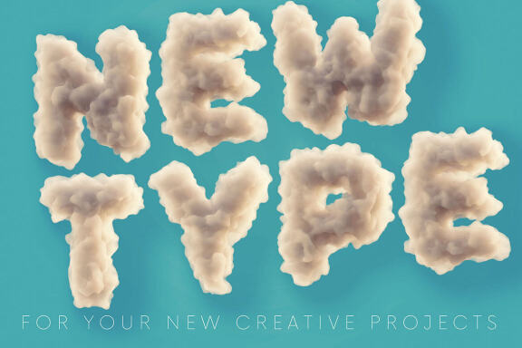 Foam or Cloud - 3D Lettering