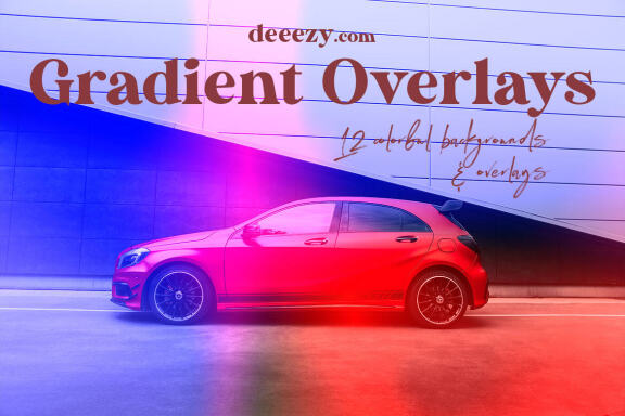 Free Color Gradient BG & Overlays