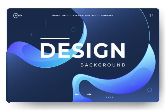 Abstract trendy gradient background