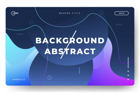 Abstract trendy gradient background