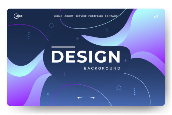 Abstract trendy gradient background