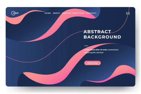 Abstract trendy gradient background