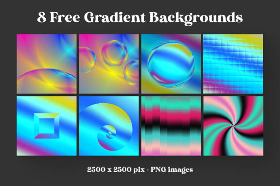 Free Creative Gradient Backgrounds