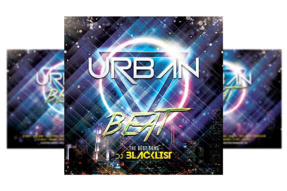 Urban Beat CD Cover Template