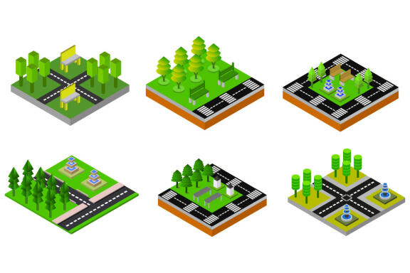 isometric park