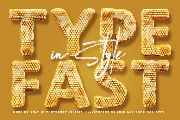 Honey Comb - Color SVG Font
