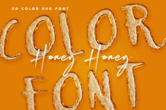 Honey Honey - Color SVG Font
