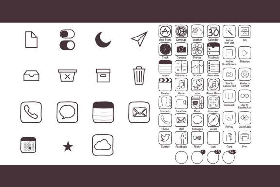 Vector Wireframe Kit For Mobile And Web Apps - iOS, Android & Web Templates