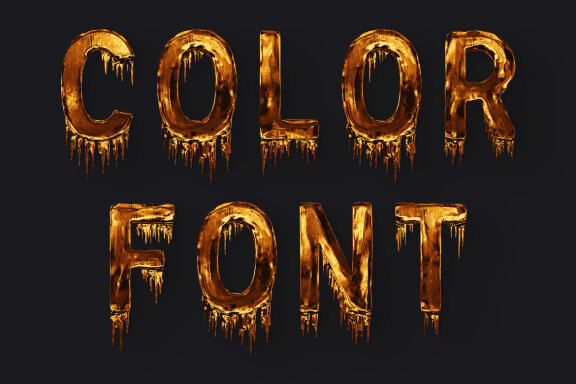 Ice Cold - Color SVG Font