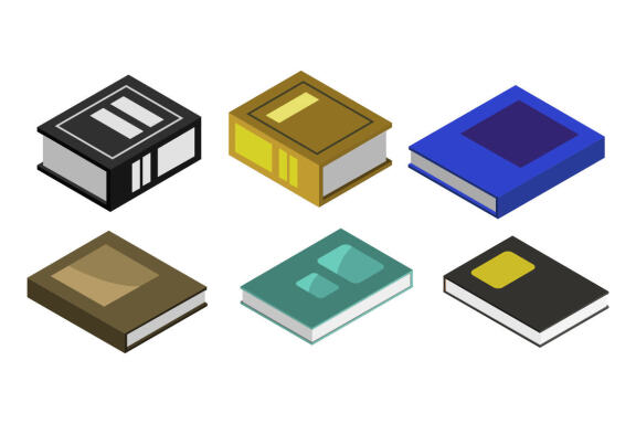 isometric book