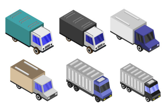 Isometric truck