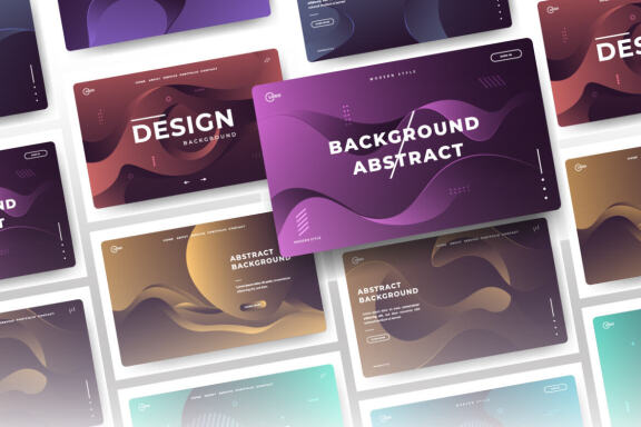 Abstract trendy gradient background