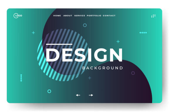 Abstract trendy gradient background