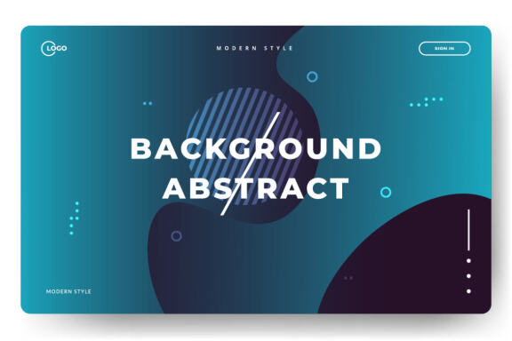 Abstract trendy gradient background