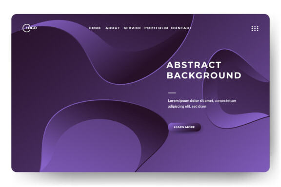 Abstract trendy gradient background