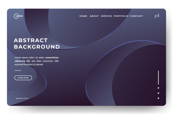 Abstract trendy gradient background