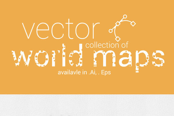 Collection of World Maps - Illustrations