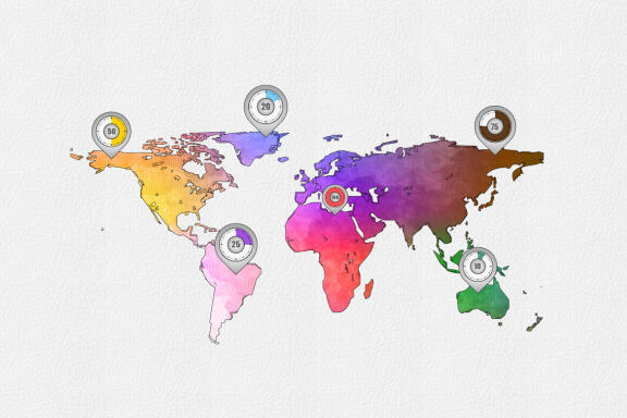 Collection of World Maps - Illustrations