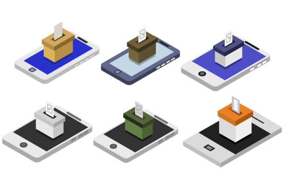 vote online isometric