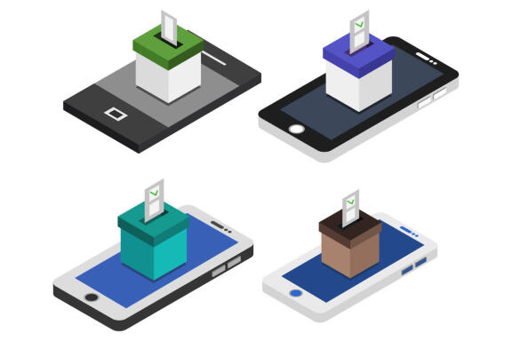 vote online isometric