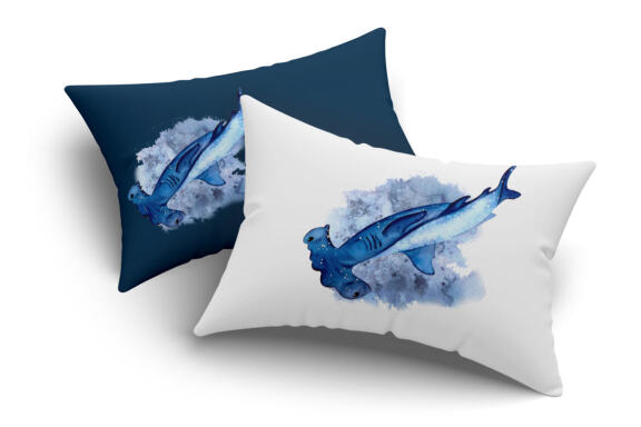 Fish hammer watercolor sublimation