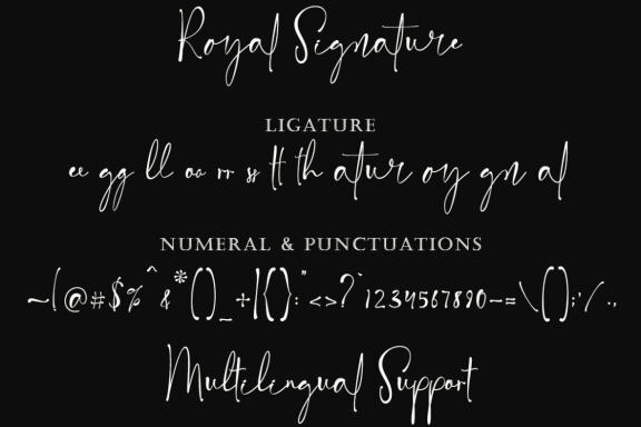 Royal Signature