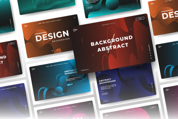 3D Abstract Background Minimal