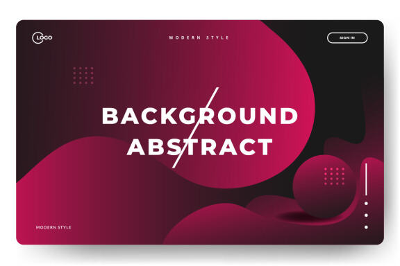 3D Abstract Background Minimal